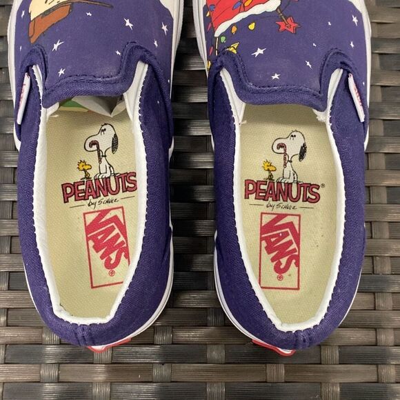 Charlie Brown Christmas vans kids size 2 - Picture 4 of 7